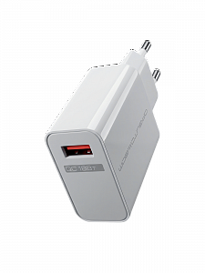 Зарядное устройство для телефона, Быстрая зарядка 18Вт адаптер USB Орбита OT-APU65